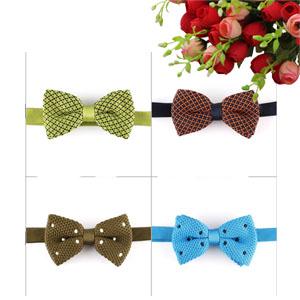 100% Polyester knitted bow tie 