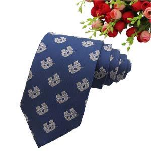 Fashion Men   Microfiber Polyester Ties With Logo Repeated