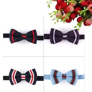 100% Polyester knitted bow tie 